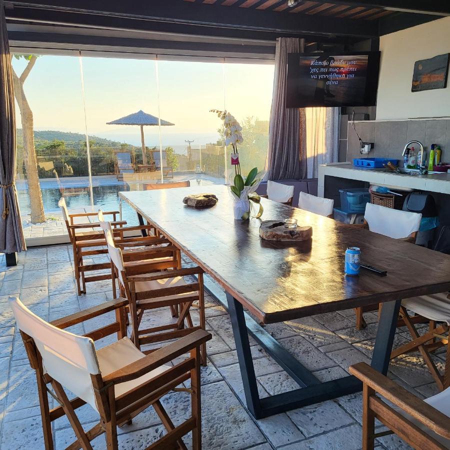 Stergiou Luxury Apartments With Shared Pool Anavyssos Ngoại thất bức ảnh
